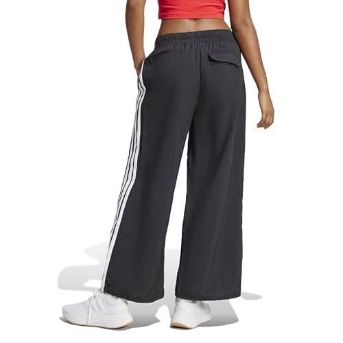 adidas Women's Essentials 3-Stripes Woven Parachute Pants thumbnail 2