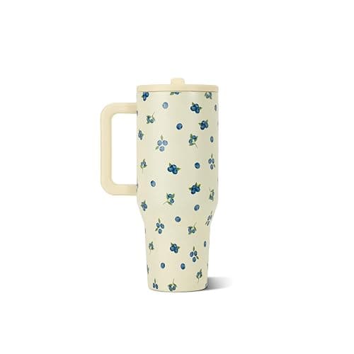 HydroJug Traveler 32oz, Insulated Tumbler with Handle & Straw, Freshly Pick'd thumbnail 3