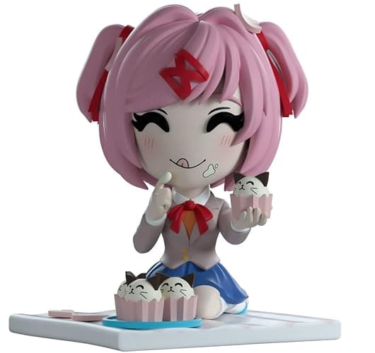 Youtooz Doki Doki Literature Club Picnic Natsuki 3.6" Vinyl Figure, Collectible Picnic Natsuki from The Doki Doki Literature Club Collection thumbnail 2