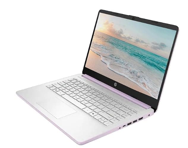 HP 14" Business Laptop Computer with 1-Year Office 365, Intel Quad-Core N150 Processor, 4GB RAM 128GB UFS, Windows 11 Home, PLUSERA Earphones, Honey Lavender thumbnail 3