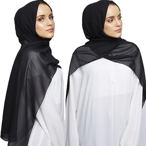 Hophor Women Under Scarf Hat Hijab Undercap Islamic Muslim Under Scarf Hijab Cap with Tie-Back Closure thumbnail 2