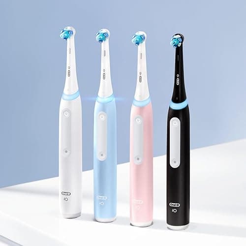 Oral-B iO Deep Clean Rechargeable Electric Powered Toothbrush, Black with iO Series 3 Limited, 2 Brush Heads and Travel Case - Pressure Sensor to Protect Gums - 3 Cleaning Settings - 2 Minute Timer thumbnail 8