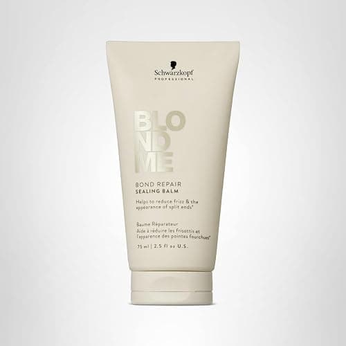 BlondMe Bond Repair Sealing Balm for Blonde Hair, 2.5 Fl Oz | Tame Split Ends & Reduce Frizz | Heat Protection | For Shiny, Smooth Blonde, Lightened, & Grey Hair thumbnail 7