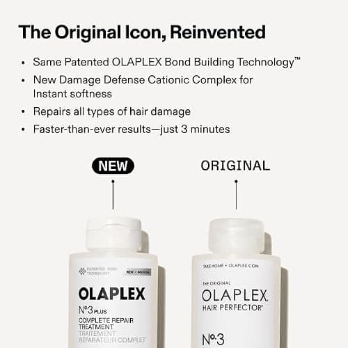 Olaplex N°.3PLUS Complete Repair Treatment: 3-minute Pre-shampoo Treatment to Immediately Repair Hair Damage for Softer, Stronger Hair | For Coily, Curly, Straight, and Wavy thumbnail 4
