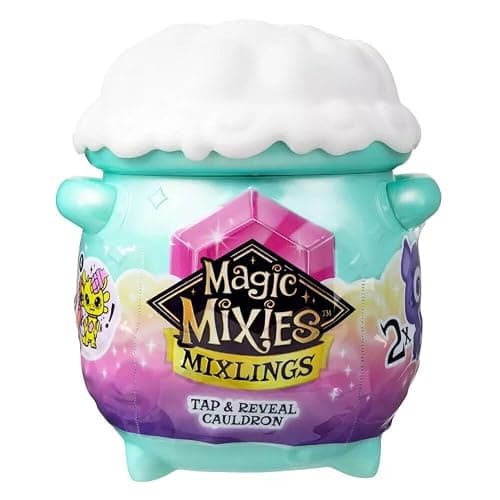 Magic Mixies Mixlings Tap & Reveal Cauldron 2 Pack, Magic Wand Reveals Magic Power, Power Unleashed Series, for Kids Aged 5 and Up (Styles May Vary), Multicolor (14696) - Image 1