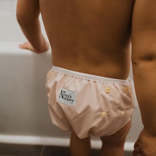 Reusable Swim Diapers and Wet Bag - One Size Fully Adjustable - Laguna Unisex 3 Pack with Wet Bag by Nora's Nursery - Laguna thumbnail 2