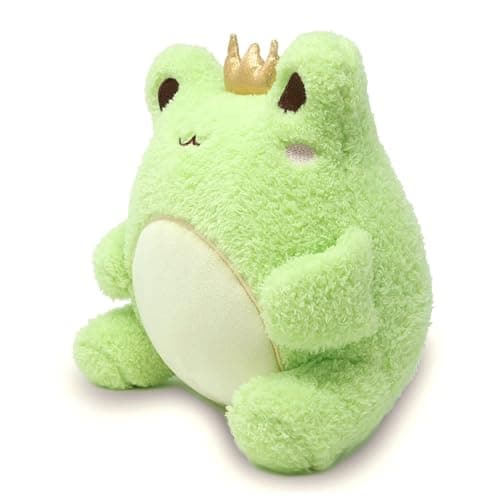 Cuddle Barn PlushGoals - Wawa The Prince Super Soft Cute Kawaii Froggie Collectible Stuffed Animal Plush Toy, 9 inches thumbnail 8