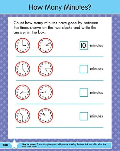First Grade Big Workbook Ages 6 - 7: 220+ Activities, Phonics, Spelling, Reading, Language Arts, Math, Space, Measurement and Time (Gold Stars Series) thumbnail 7