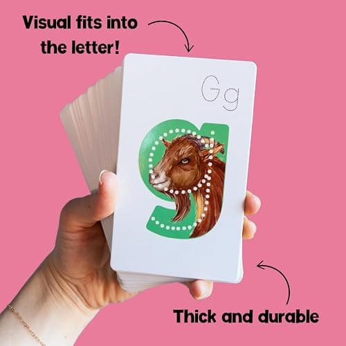 Lit Letters Phonics Flashcards - Kindergarten ABC Sounds & Word Building thumbnail 2