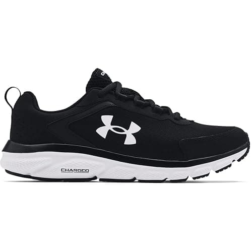 Under Armour Men's Charged Assert 9 Running Shoe - 8.5 X-Wide - Black/White thumbnail 4