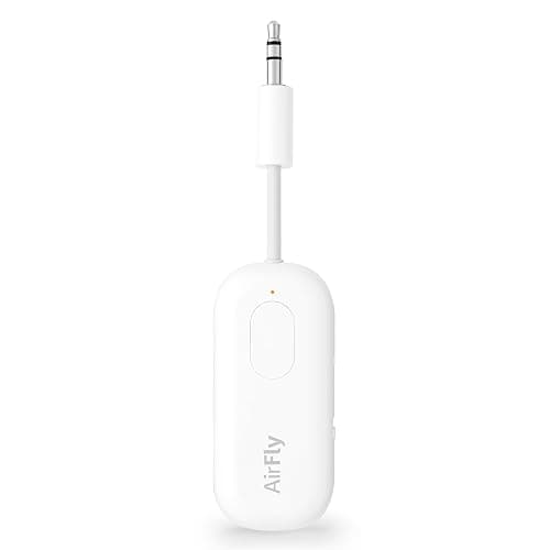 Twelve South AirFly Pro | Bluetooth Wireless Transmitter/Receiver Adapter for 2 Headphones, Audio Sharing, Compatible with 3.5mm aux Jack for Airplanes, TV, Gym, Stereo, and Travel, 25+ Hr Battery - Image 1