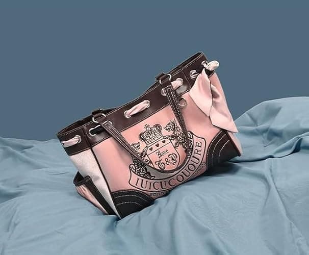 Y2K Women Vintage Retro Chic Embroidery Velvet Shoulder Bag Large Capacity E-girls Tote Bags Shopping Handbags thumbnail 3