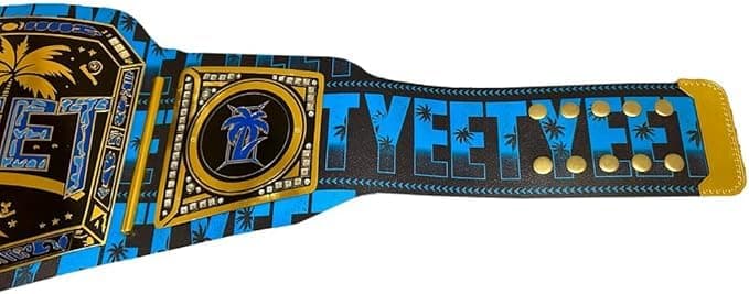 Yeet Heavyweight Wrestling Championship Title Belt Replica - Adult Size - 2mm - 52 Inches Length thumbnail 6