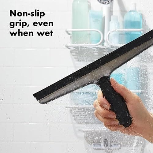 OXO Good Grips Stainless Steel Squeegee - All-Purpose for Bathroom, Glass Shower Doors, Mirrors, Tiles, Countertops and Car Windows - Streak Free thumbnail 6