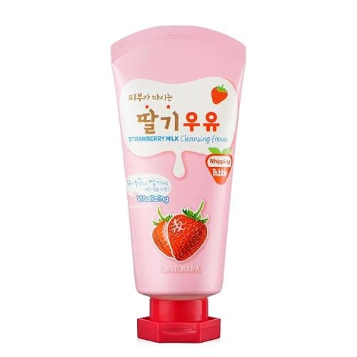 Kwailnara Milk Cleansing Foam (120 mL) (Strawberry) - Image 1