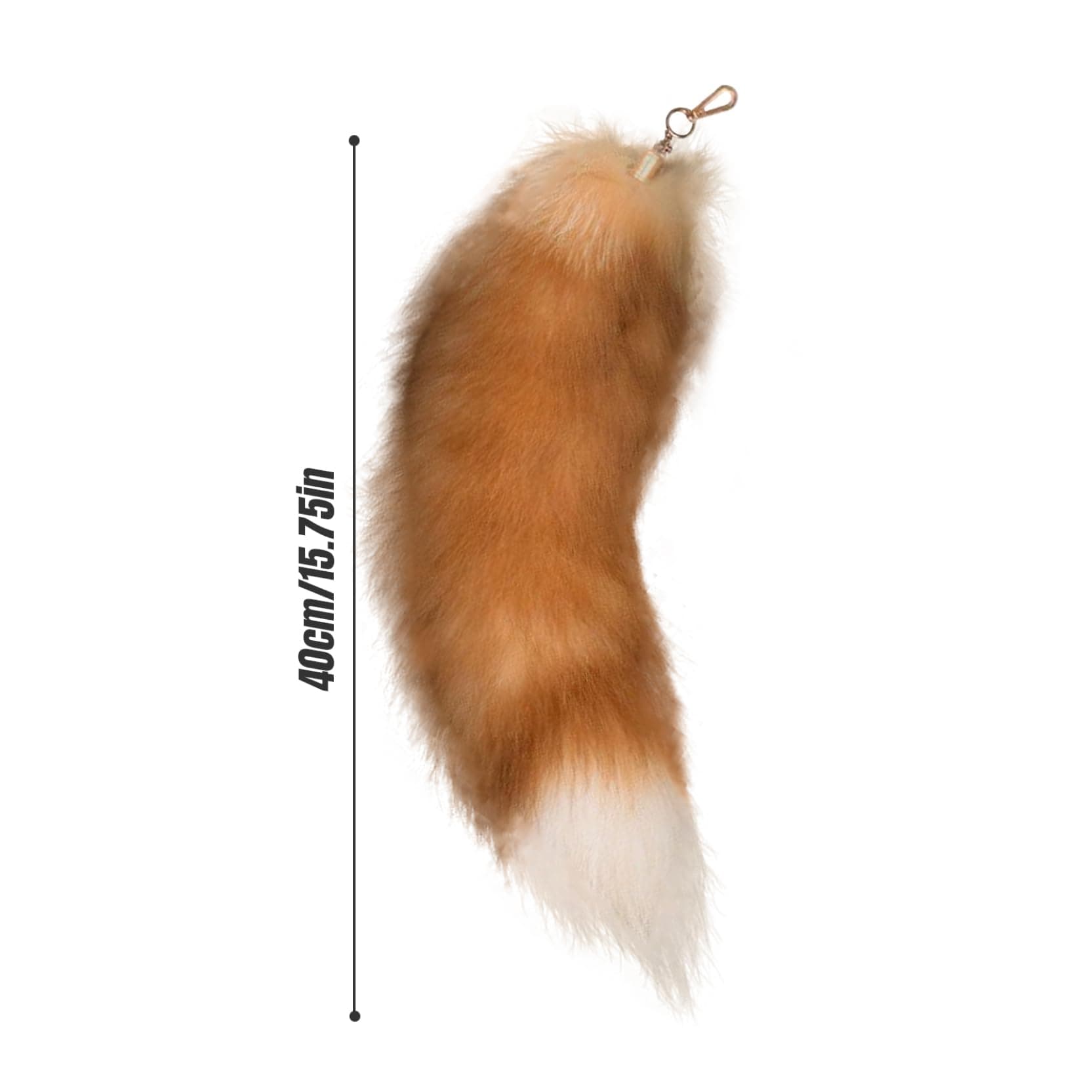 Faux Animal Tail Keychain Fluffy Faux Fur Tail Pendant 15-15.8 Inch Long Tail Charms Keychain for Handbag Backpack Style44, style 5 thumbnail 6