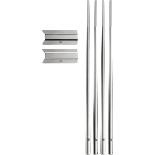 WMF Nuova Chopstick 6-teilig, Essstäbchen mit Besteckbänkchen für 2 Personen Cromargan Edelstahl rostfrei poliert spülmaschinengeeignet thumbnail 11