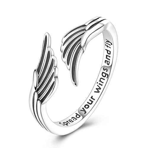 Vectoflux Adjustable 925 Sterling Silver Rings for Women - Elegant 5A CZ Dainty Hoop & Band Designs for Women, Hypoallergenic Daily Wear Jewelry with Gift Bag - Image 1