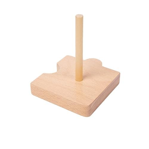 Adena Montessori 4-in-1 Shape Color Sorting Toy for Toddlers - Wooden Educational Toy With Detachable Bases, Gradients of Colors and Shapes for 12-18 Months thumbnail 8