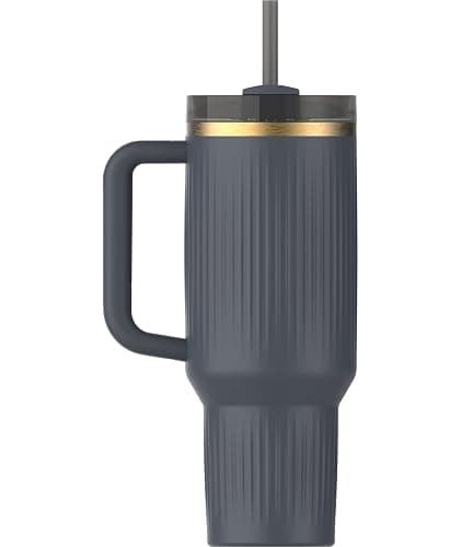 STANLEY Quencher H2.0 Tumbler with Handle and Straw 40 oz | Flowstate 3-Position Lid | Cup Holder Compatible for Travel | Insulated Stainless Steel Cup | BPA-Free | Fluted Twilight thumbnail 3
