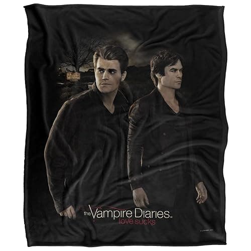 Vampire Diaries Brothers Officially Licensed Silky Touch Super Soft Throw Blanket 50" x 60" thumbnail 3
