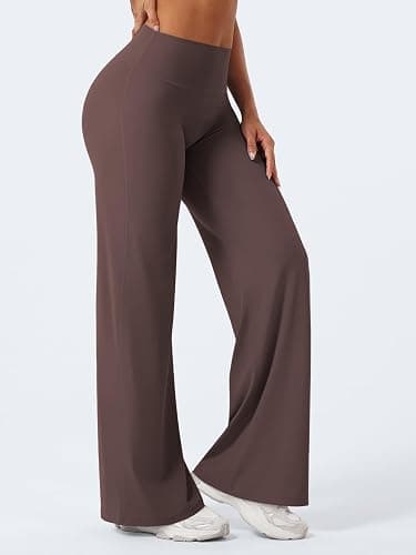 YEOREO Ease Workout Leggings Womens Straight Leggings Eddiy Gym Yoga Pants | 29"/31.5"/33"/35",No Front Seam,High Waist,Buttery,Booty Lifting,Wide Leg thumbnail 8