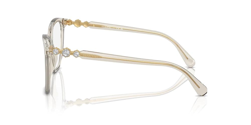 Swarovski womens Sk2020 Square Prescription Eyewear Frames thumbnail 3