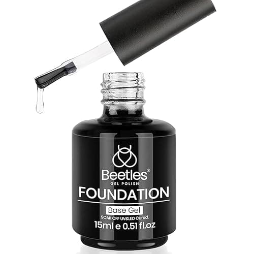 Beetles Base Coat Gel Nail Polish 1Pcs 15ml | Gel Polish Soak Off LED Lamp Base Coat Upgraded Formula Long-Lasting DIY Home and Nail Salon - Image 1