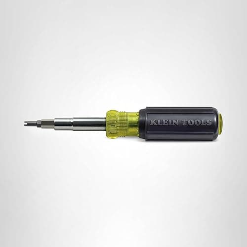Klein Tools 32527 Multi-Bit Screwdriver/Nut Driver, 11-in-1 with Phillips, Slotted, Square, and Schrader Bits and Nut Drivers thumbnail 9