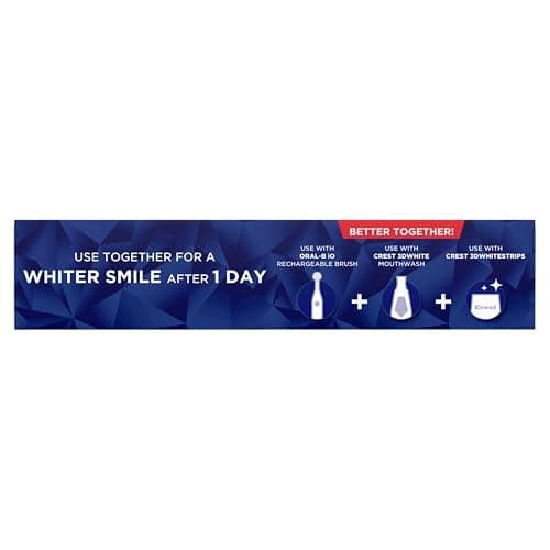 Crest 3D White Advanced Luminous Mint Teeth Whitening Toothpaste, Crest Toothpaste, 3.7 oz Pack of 4 - Helps Remove Surface Stains, Whitens Teeth, Strengthens Tooth Enamel, Protects Against Cavities thumbnail 11