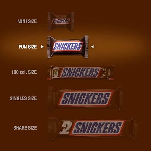 SNICKERS Original Chocolate Candy Bars, Fun Size, 10.59oz Bag thumbnail 5