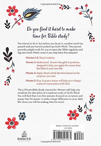 The 5-Minute Bible Study Journal for Women thumbnail 2