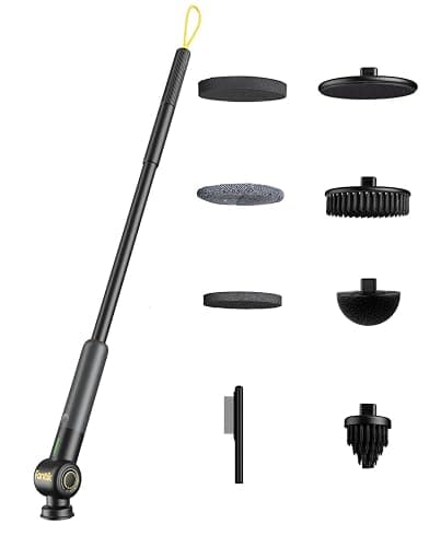 Fanttik Flip G9 Pro Electric Scrubber, VoltiPulse Motor, Dual-Speed Rotary Cleaner with 6 Brush Heads, Adjustable Angle & Extendable Handle, IPX7 Waterproof, Type-C Charging for Bathroom, Tile, Grout - Image 1