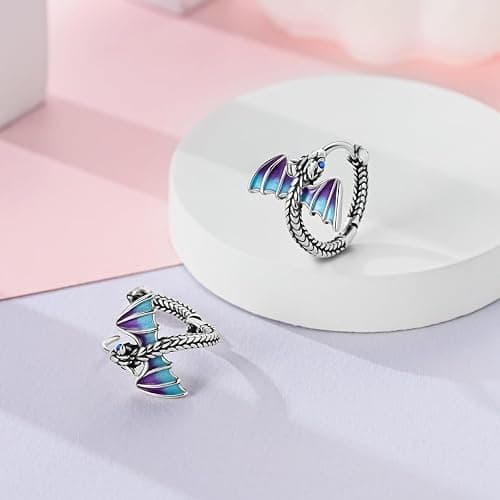 MULA 925 Sterling Silver Hoop Earrings for Women Cute Earrings 5A Cubic Zirconia thumbnail 2