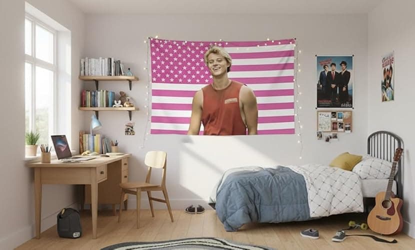 JJ Maybank Wall Tapestry – Fun 40x30 Inch Flag for Bedroom Dorm Party or Gift Decor thumbnail 2