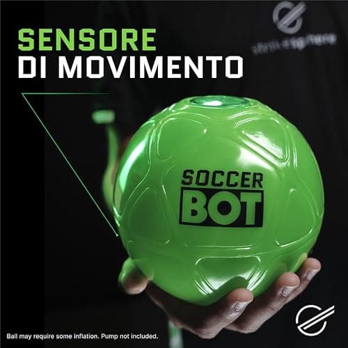 Smart Ball - SoccerBot, Pallone da Calcio Smart e Bot Interattivo, 3 velocità, Giochi in Casa, Pallone per Bambini e Ragazzi, Allenamento Calcio, Gioco per Bambini dai 6 Anni thumbnail 8