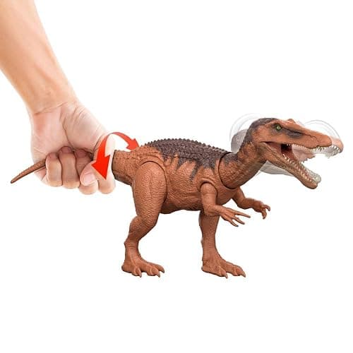 Mattel Jurassic World Rebirth Wild Roar Baryonyx Dinosaur Toy with Tail-Controlled Chomp Multi-Direction Attack & Sound, Posable & Digital Play thumbnail 3