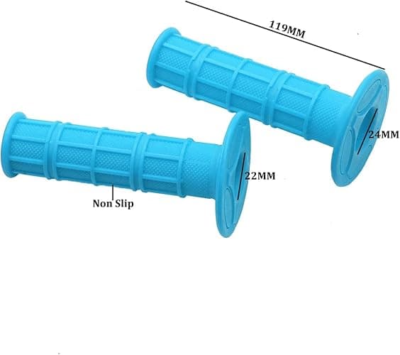 New Olym 7/8'' 22mm Universal Motorcycle Grips Hand Grips for CRF YFZ RMZ KXF Motorcycle 50cc 125cc 110cc Dirt Pit Bike 1Pair thumbnail 2