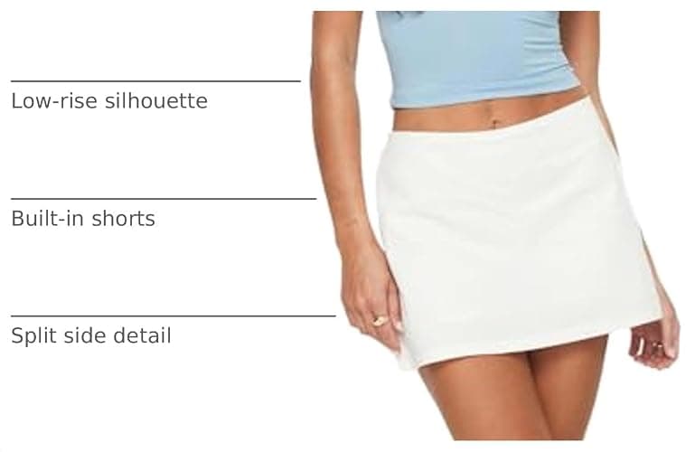 Princess Polly Womens Gigi Skort thumbnail 6