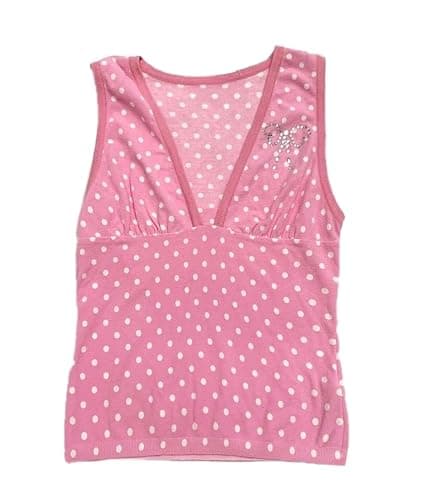 Y2k Kawaii Cutecore Spaghetti Strap Tank Top Teen Girls Whimsy Twee Coquette 2000s Aesthetic Preppy Clothes thumbnail 4