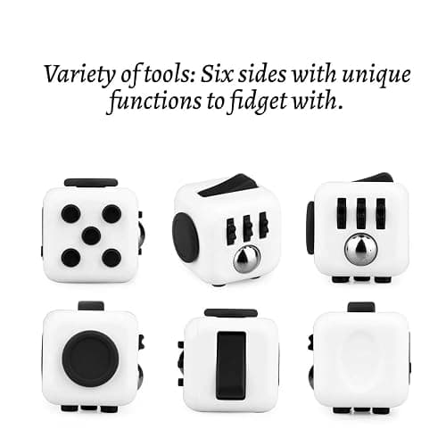 Generic Fidget Gadget Toy - Premium Quality Stress Relief Cube Toy for Adults and Kids - Improve Focus, Relieve Anxiety, and Increase Productivity - Durable and Portable Design, Small, Oreo thumbnail 4