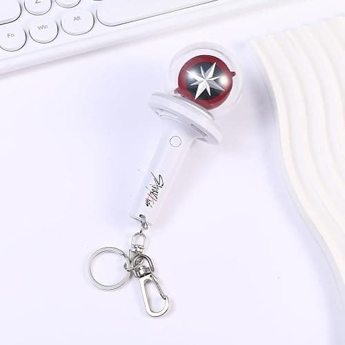 Pitsilat Kpop Stray Kids Light Stick Ver 2 Keychain Concert Fan Gift SKZ Goods Light Stick Color and Speed ​​Adjustable Includes 15 Modes thumbnail 3