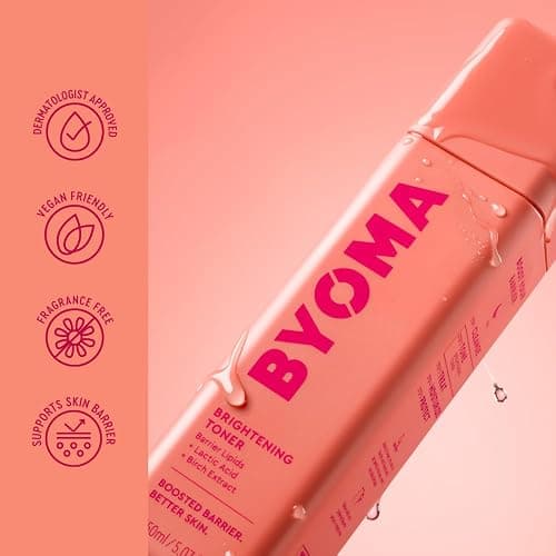 BYOMA Brightening Toner, Deeply Clean Pores & Improve Skin Texture (150ml) | Hydrating, Helps Reducing Visible Redness and Skin Sensitivity, with Barrier Lipids, for All Skin Types, Non Comedogenic thumbnail 5