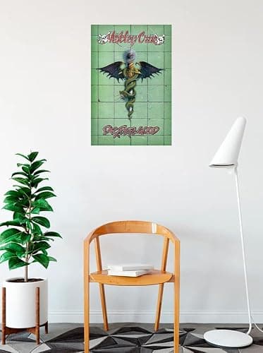 BUY ART FOR LESS Officially Licensed Motley Crue Dr Feelgood 24 x 36 Inch Music Art Poster - Decorative Print - Poster Paper - Ready to Frame thumbnail 2