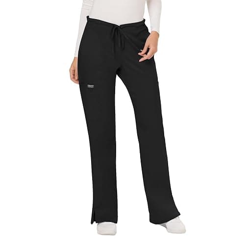 Cherokee Scrubs for Women Mid Rise Moderate Flare Drawstring Pant with 5 Pockets, Ultra Soft & Breathable Fabric - WW120 - Image 1