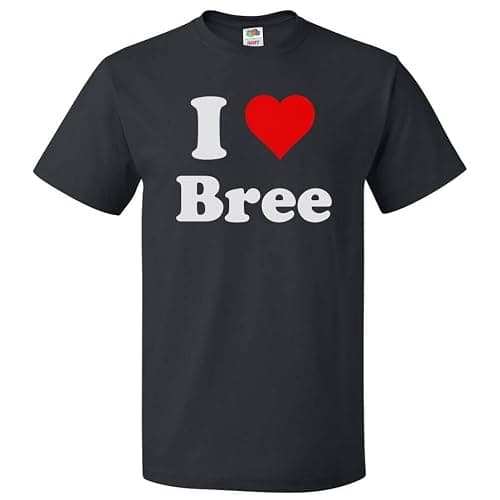 ShirtScope I Love Bree T Shirt I Heart Bree Tee - Image 1