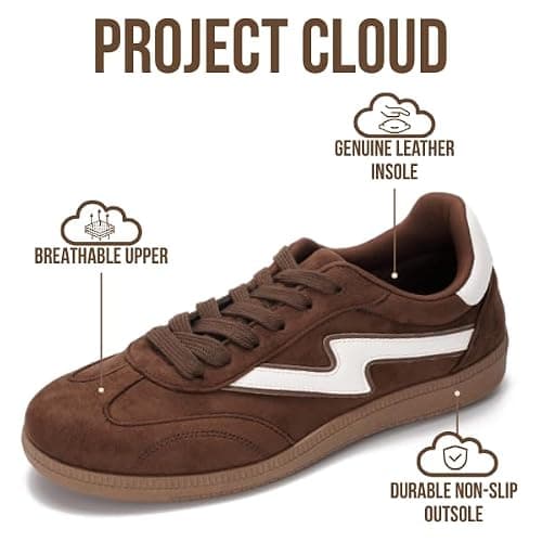 Project Cloud Fashion Sneakers for Women 2026 - Lace-Up Shoes Trendy Women Sneakers with Memory Foam Insole Women's Fashion Sneakers Non-Slip Womens Shoes (Irita) thumbnail 2