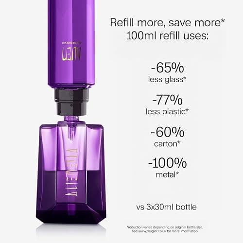 Mugler Alien Eau de Parfum, Refillable Women's Perfume, Iconic Woody Floral Fragrance Revealing Ultimate Femininity with Sensual Jasmine Sambac, Cashmeran Wood & Enveloping White Amber thumbnail 5