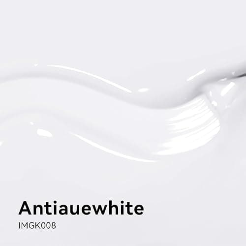 MAYCHAO 15ML Antiquewhite Gel Nail Polish 1Pc Antiquewhite White Green Gel Polish Soak Off UV LED Nail Polish Nail Art Starter Manicure Salon DIY at Home, 0.5 OZ thumbnail 2