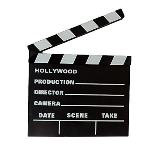 Rhode Island Novelty 7 Inch x 8 Inch Hollywood Movie Clapboard, One Per Order - Image 1